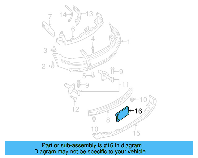 Spoiler 3B0-805-903-A-B41 - View 3