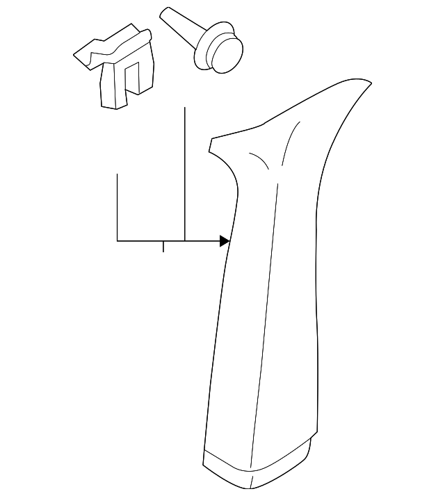 Upper Quarter Trim 3B9-867-288-B-2XP