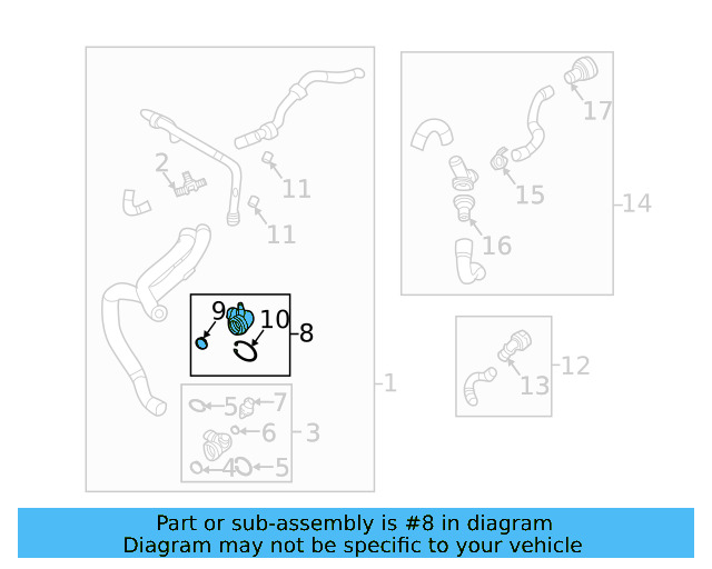Lower Hose 5Q0-122-051-BD - View 19