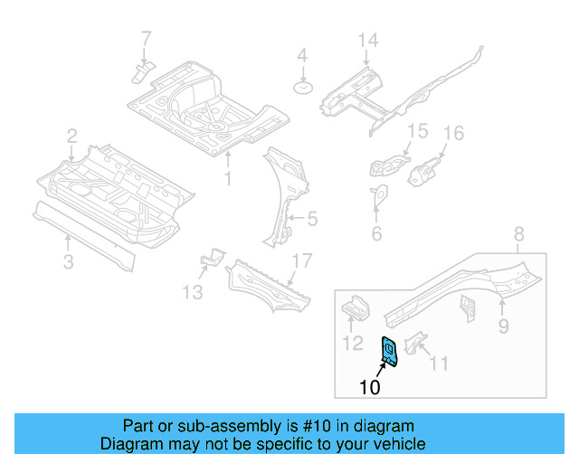 End Plate 1K0-804-473 - View 9