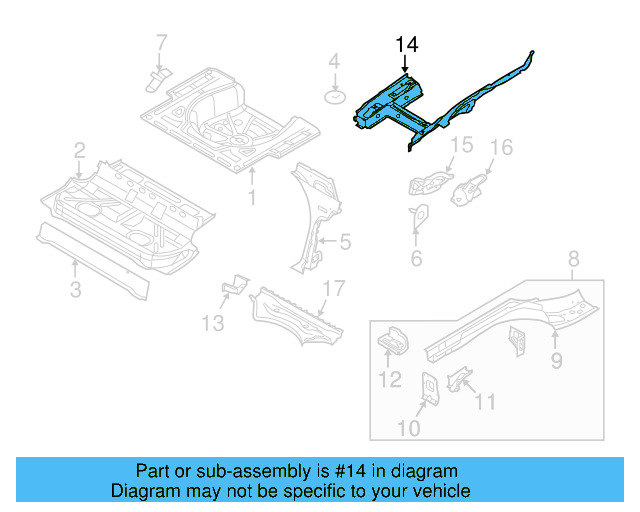 Rear Bracket 1K0-253-144-AT - View 53