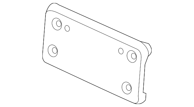 License Bracket 5GM-807-287-E-9B9
