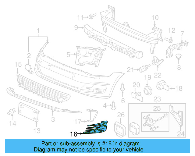 Outer Grille 5GM-853-666-C-9B9 - View 3
