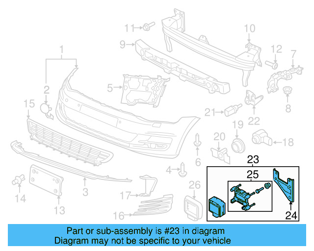 Distance Sensor 5Q0-907-561-G