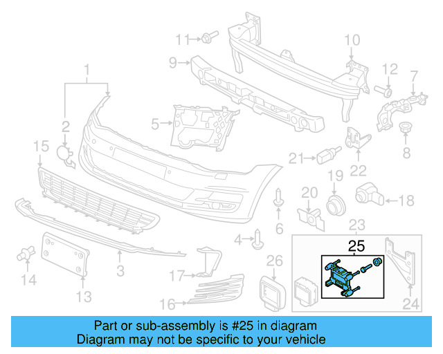 Distance Sensor Repair Kit 5G0-998-561 - View 16