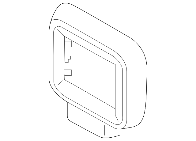 Distance Sensor Trim Plate 5G0-907-225-A-9B9 - View 10