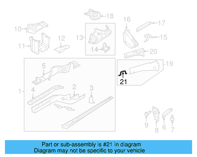 Fender Mtg Bkt 5N0-809-561 - View 2