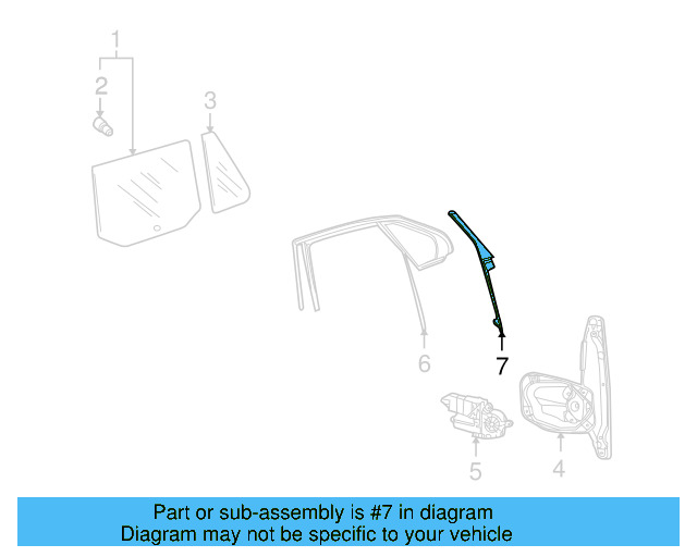 Window Channel 1K9-839-431-D-5AP - View 7
