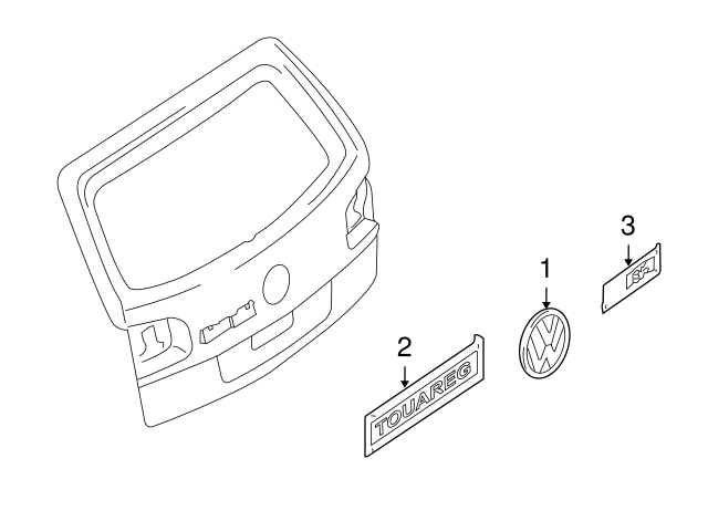 Nameplate 7L6-853-675-B-739 - View 3