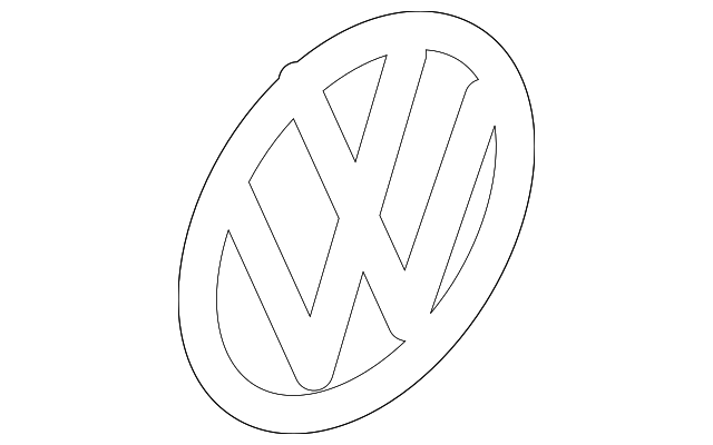 Emblem 1T0-853-630-B-FDY - View 2