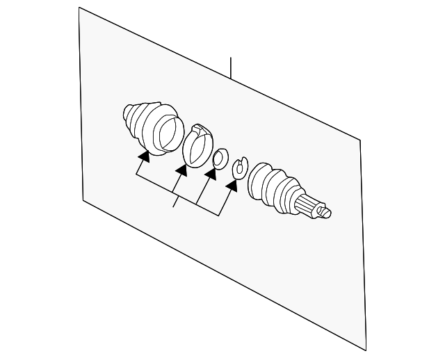 Outer Joint Assembly 4B0-598-099