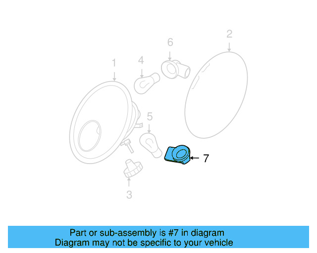 Turn Signal Light Socket 1H0-953-123-F - View 9