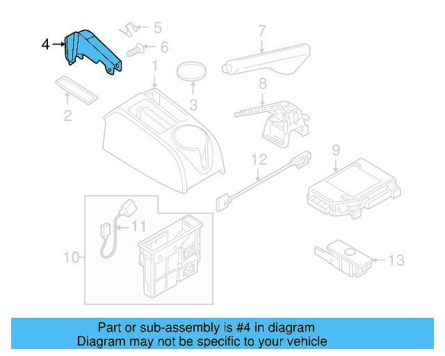 Park Brake Handle 1K0-711-461-C-82V - View 18