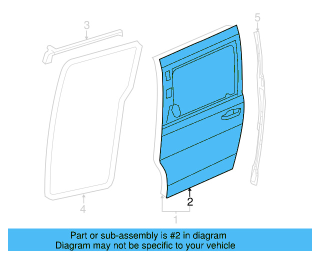 Outer Panel 7B0-843-112-A - View 3