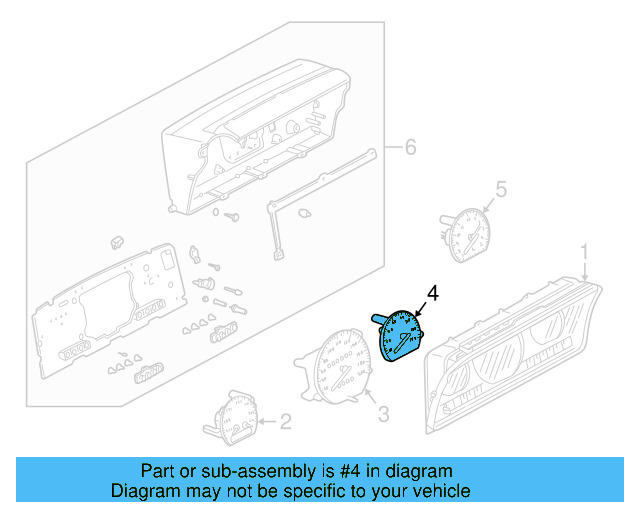 Tachometer 701-919-253-A - View 3