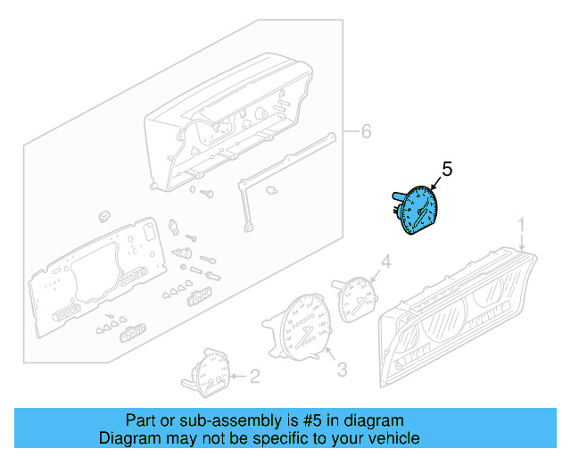 Clock 357-919-201-A - View 3