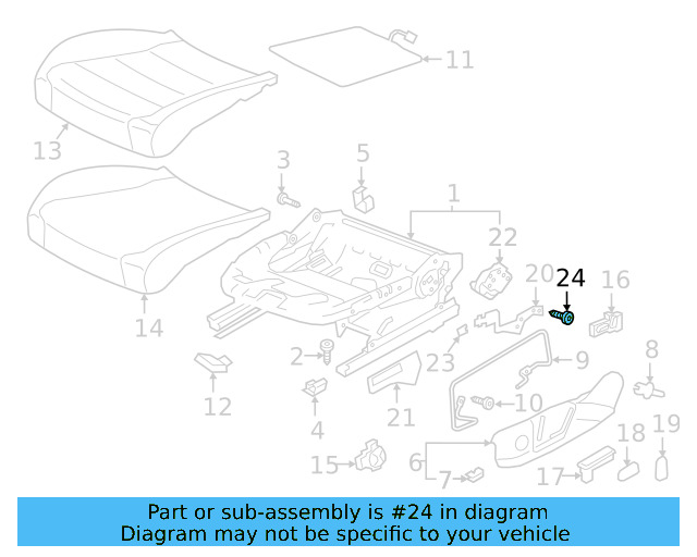 Seat Air Bag Screw N-907-371-07