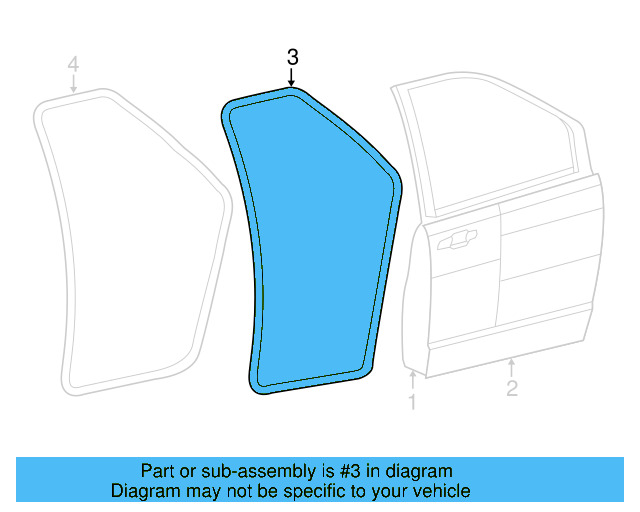 Door Weather 7B0-837-912-A - View 3