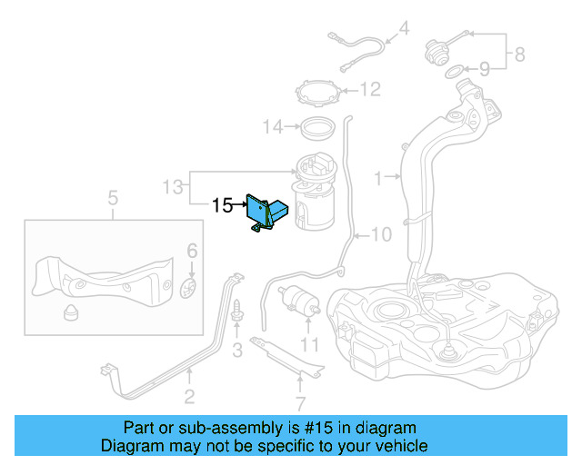 Fuel Gauge Sending Unit 1K0-919-673-AF - View 20