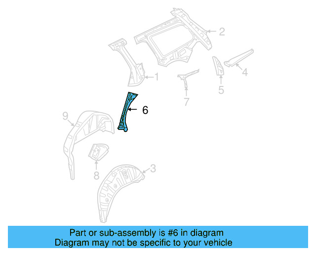 Filler Plate 3C0-809-416 - View 7