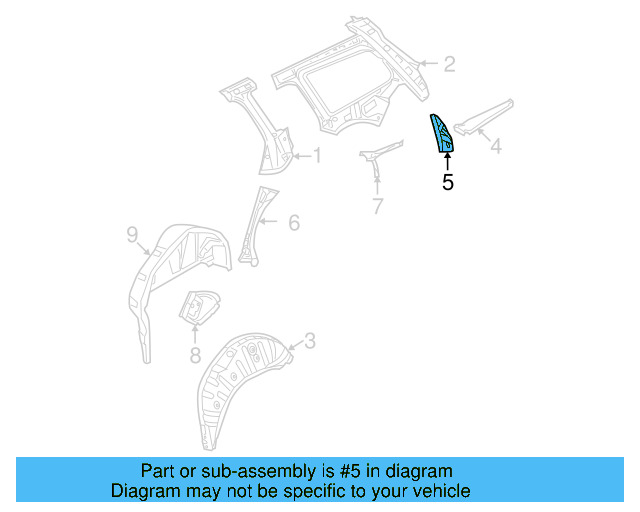 Reinforced Plate 3C0-809-819 - View 3