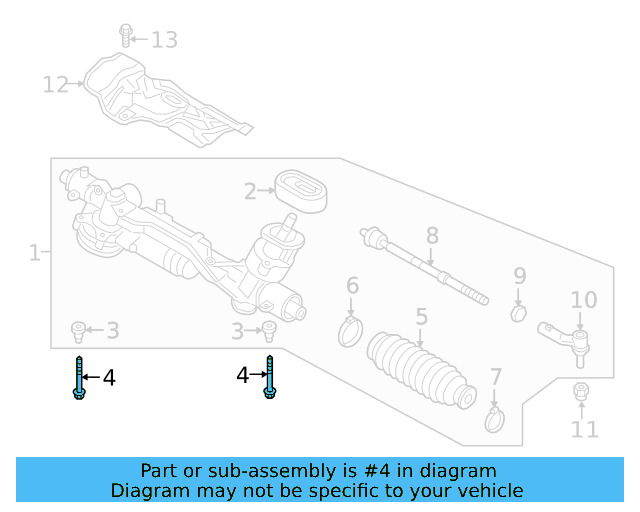 Gear Assembly Mount Bolt N-105-524-02 - View 82