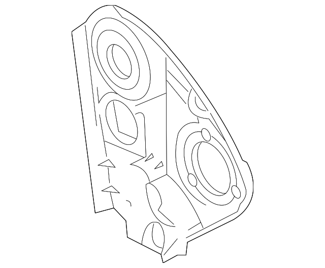 Inner Timing Cover 038-109-145-D - View 3