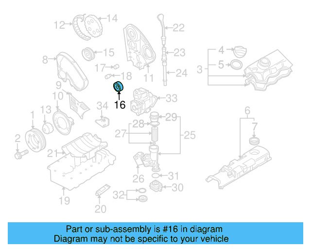 Engine Timing Belt Idler 038-109-244-R - View 12