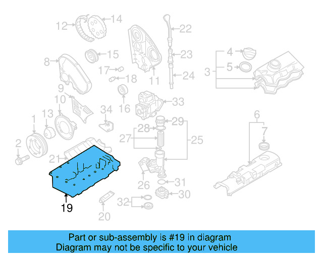 Oil Pan 038-103-601-NA - View 12