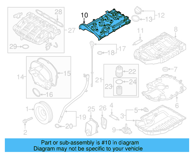 Valve Cover 06G-103-429-B - View 13