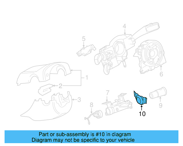 Cylinder Bezel 1K0-905-869-A-9B9 - View 64