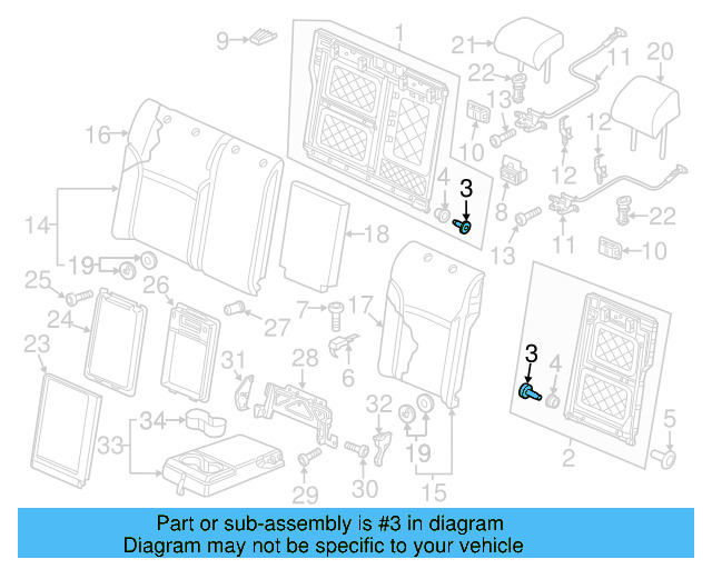 Seat Back Frame Bushing N-912-087-01 - View 27