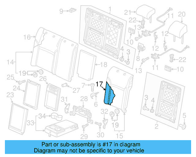 Headrest Guide 1K0-881-920-N-92W - View 5