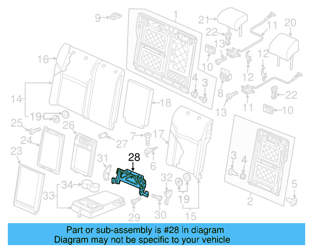 Bracket 5C6-885-585-B - View 9