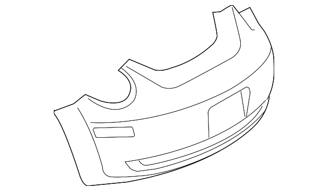 Bumper Cover (Unpainted) 1y0807649fgru