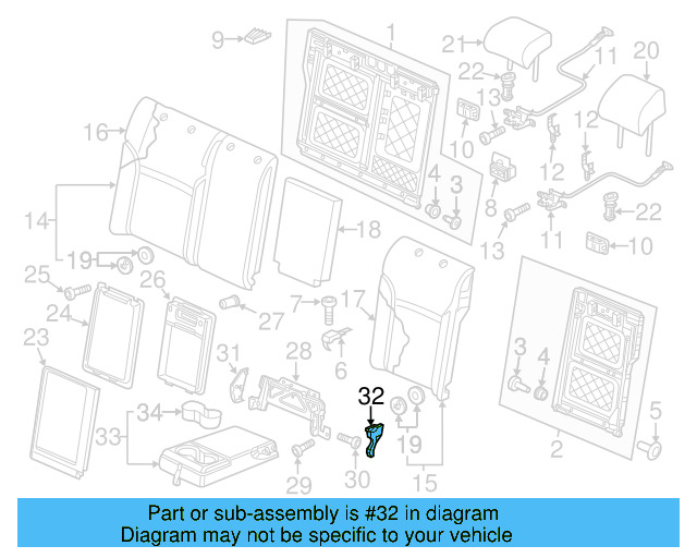 Bracket End Cap 5C6-885-663-A-82V - View 12