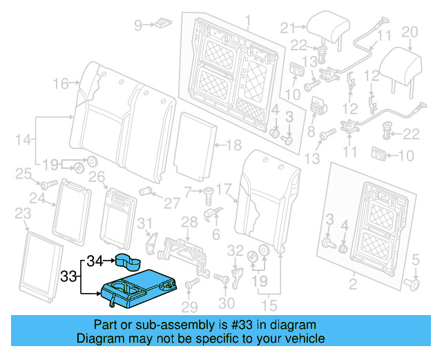 Armrest Assembly 561-885-875-AA-UFF
