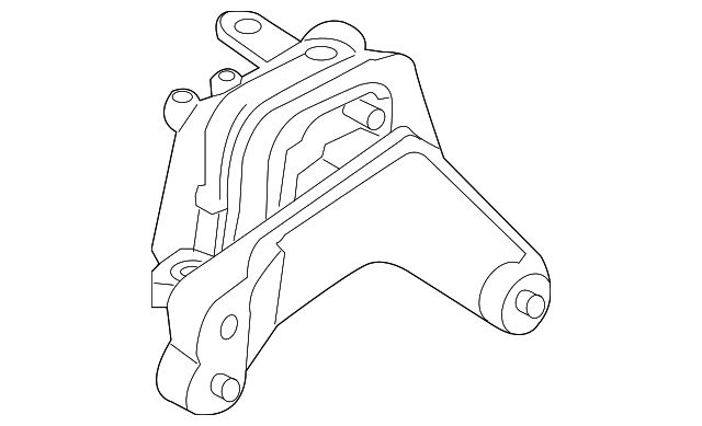Motor Mount 5Q0-199-262-CM - View 2