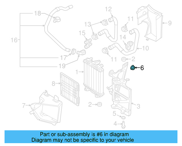 Mount Bracket Nut N-911-893-01