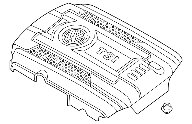 Engine Cover 06K-103-925-CL - View 2