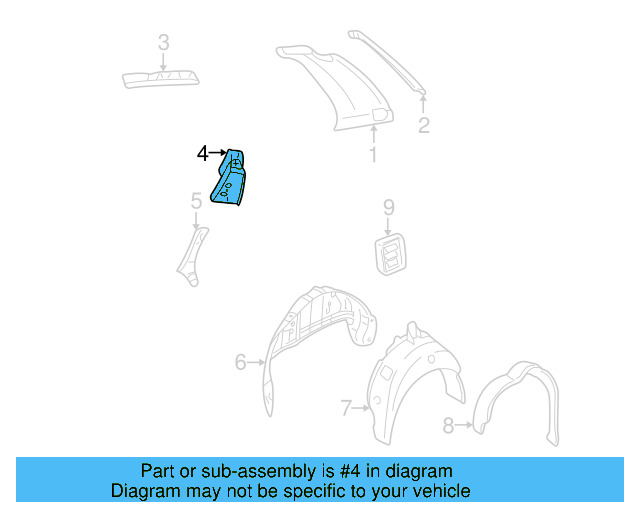 Lower Panel 1J0-810-422-A - View 8