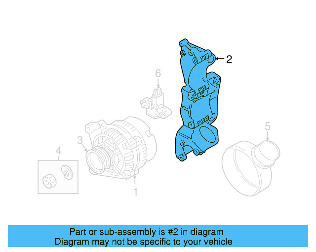 Bracket 06A-903-141-P - View 11