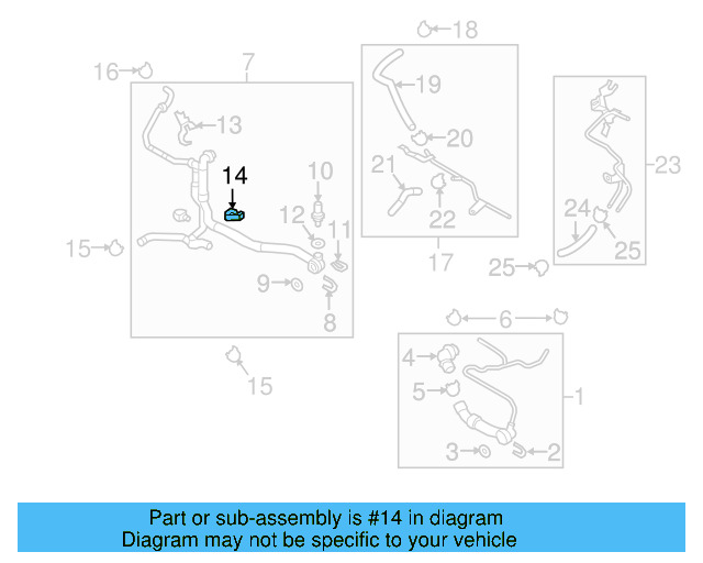 Temp Sensor Bracket 5Q0-121-093-CM - View 17