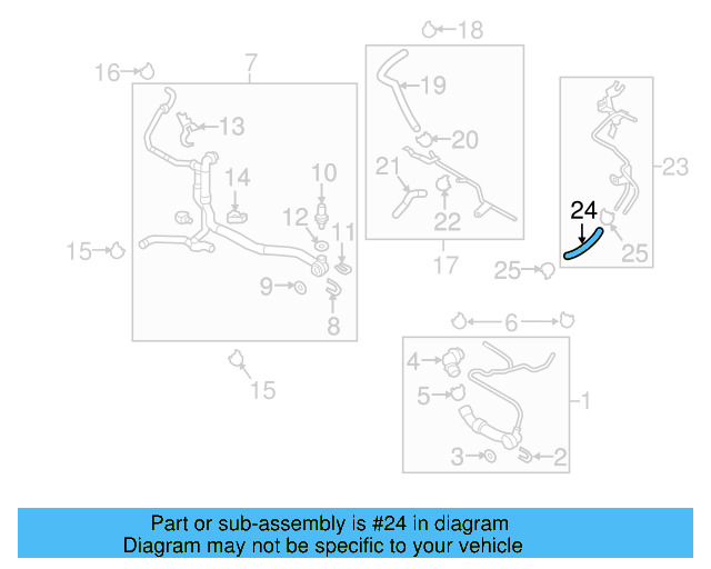 Hose 04L-121-030 - View 5