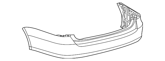 Bumper Cover (Unpainted) 1k9807417bgru - View 6