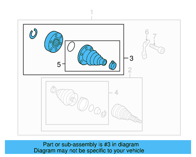 Inner Joint Assembly 1K0-498-103 - View 28