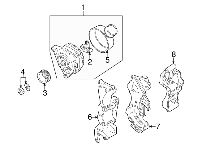 Pulley Hardware Kit 028-903-320-C - View 77