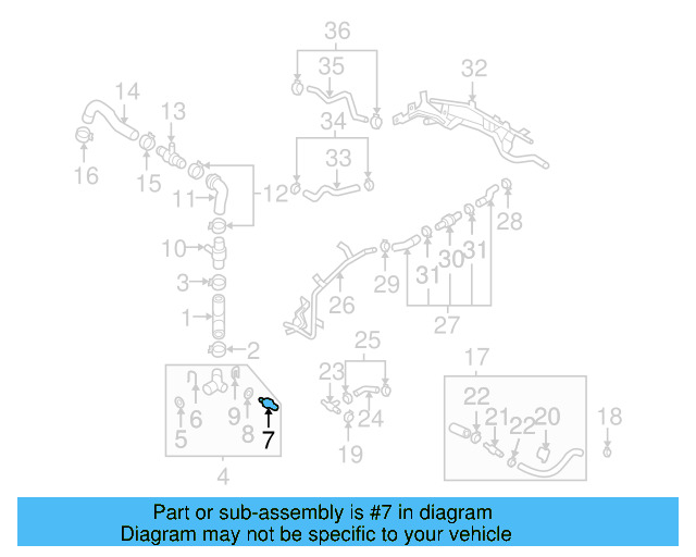 Connector Hose 3C0-121-049-H - View 15