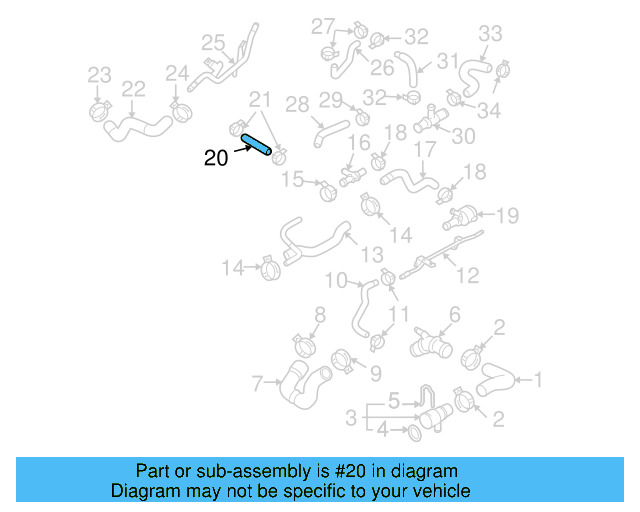 Outlet Hose 3C0-121-447-AP - View 8
