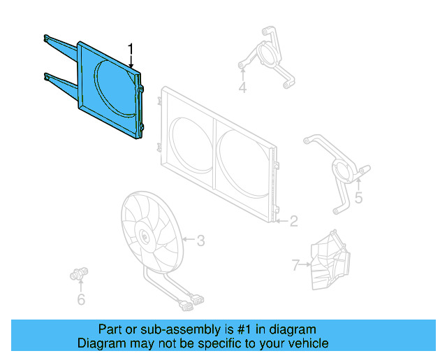 Fan Shroud 1J0-121-205-B-B41 - View 19